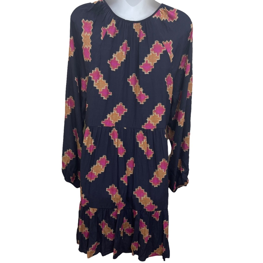 Anthropologie Navy Blue Sammi Tunic Medium Casual Dress - Picture 9 of 11